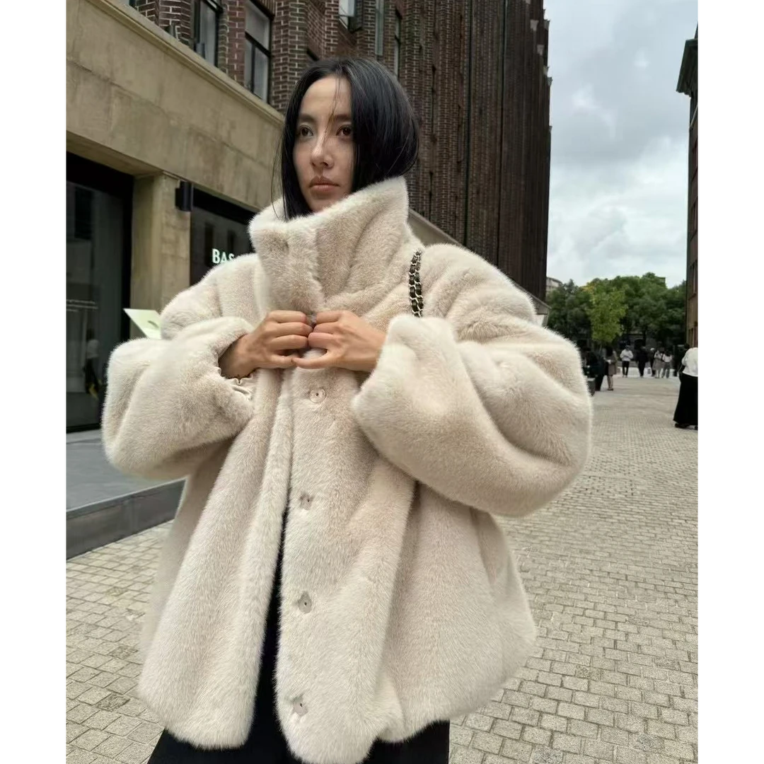 十三行摩登-冬季福秒立领下摆可收外套#91606