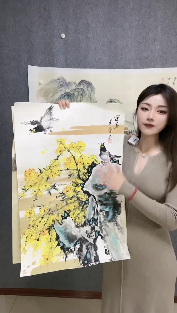 【闪购商品】国画手绘花鸟国画