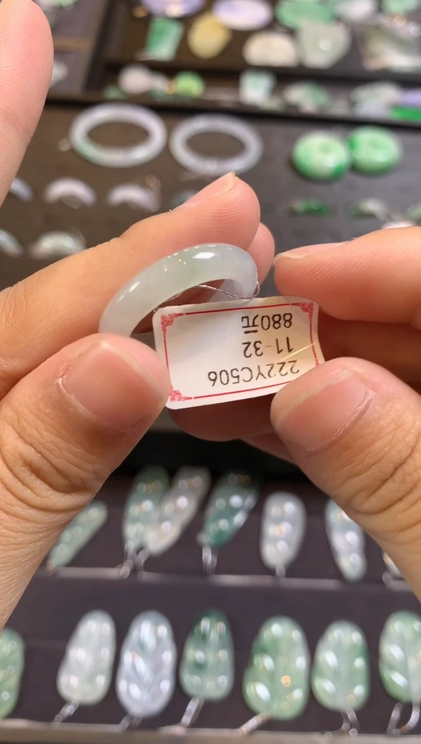 翡翠戒圈未镶嵌222YC506