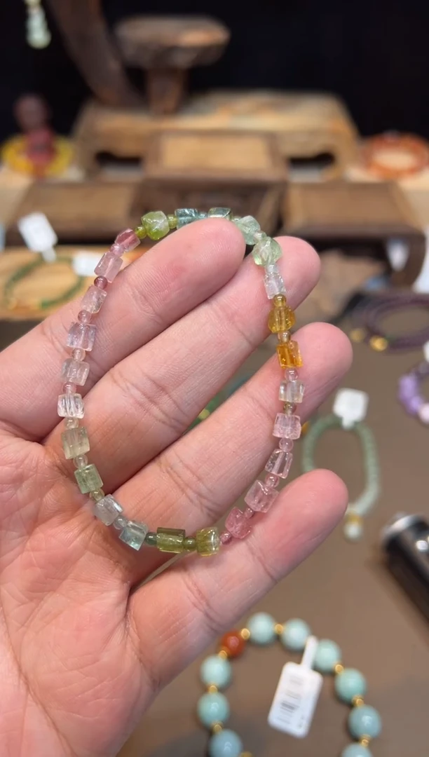 【闪购商品】碧玺手链未镶嵌手饰@@0963