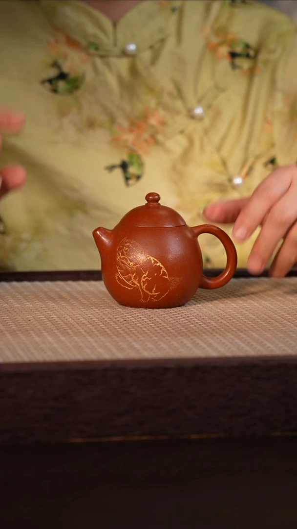 茶壶紫砂粗砂朱泥