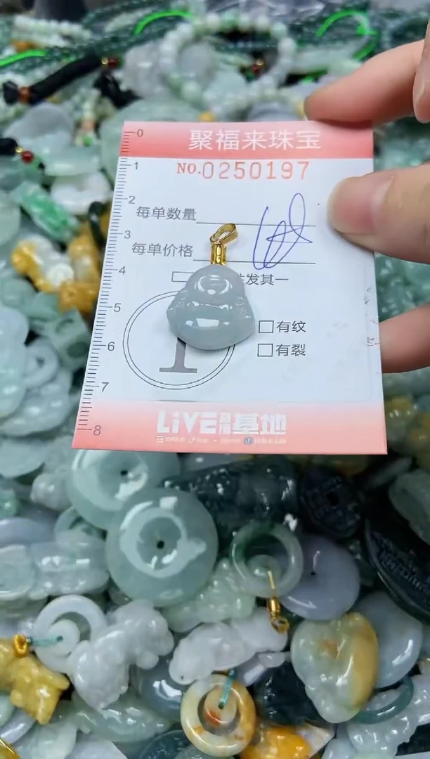 未镶嵌挂件翡翠闪购0250197