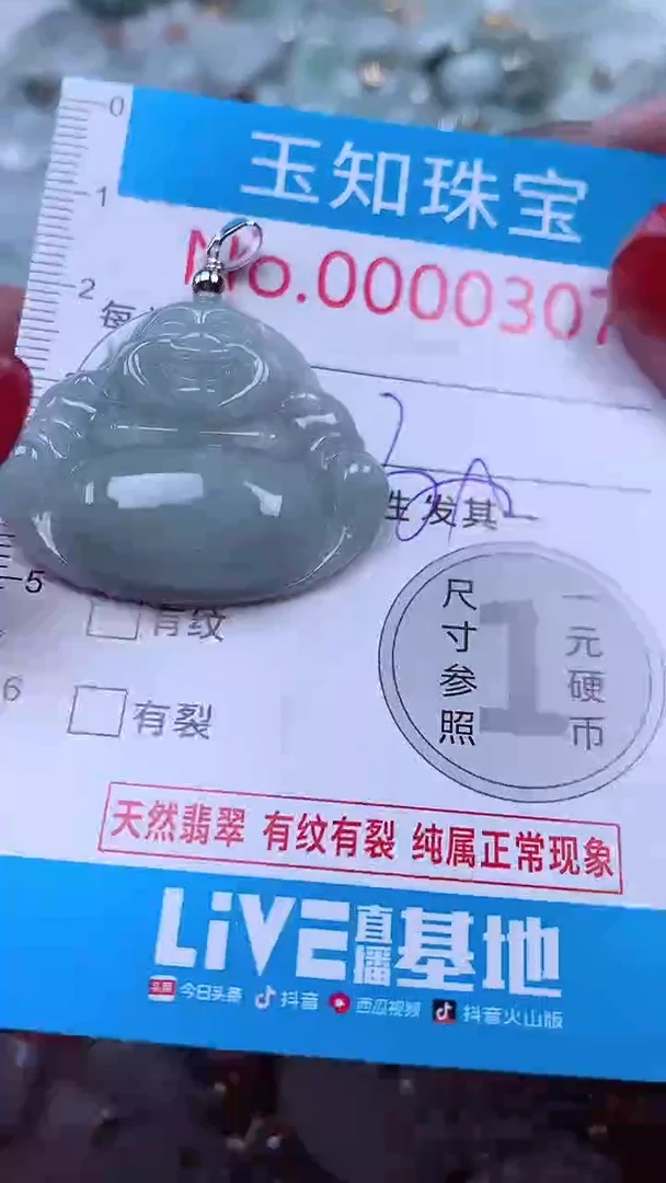 吊坠(不含链)未镶嵌翡翠307