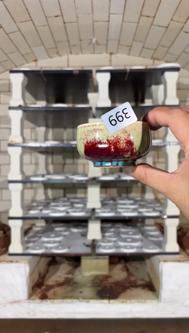 摆件精品窑变钧瓷茶器1