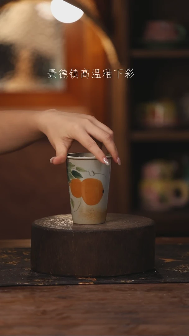 陶瓷景德镇高温釉下手绘陶瓷207