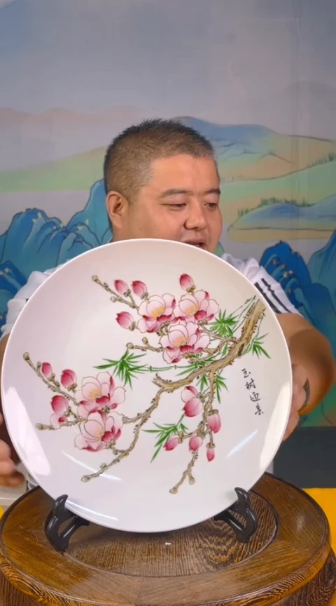 摆件景德镇陶瓷青花摆件65