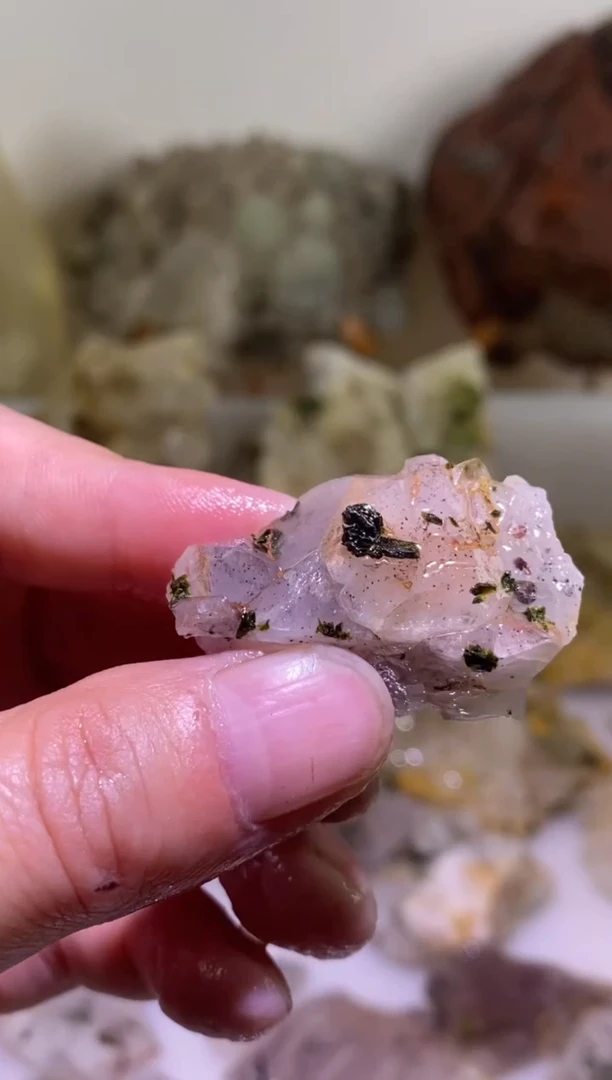 未镶嵌珠宝半成品水晶17号四川美姑超七花园水晶