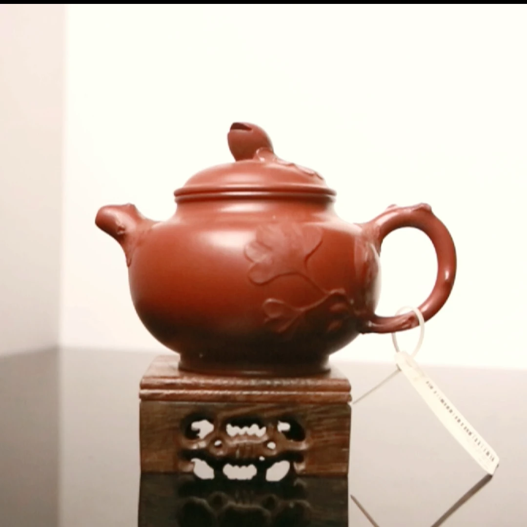 043 银杏 300cc 紫砂壶 0520002748
