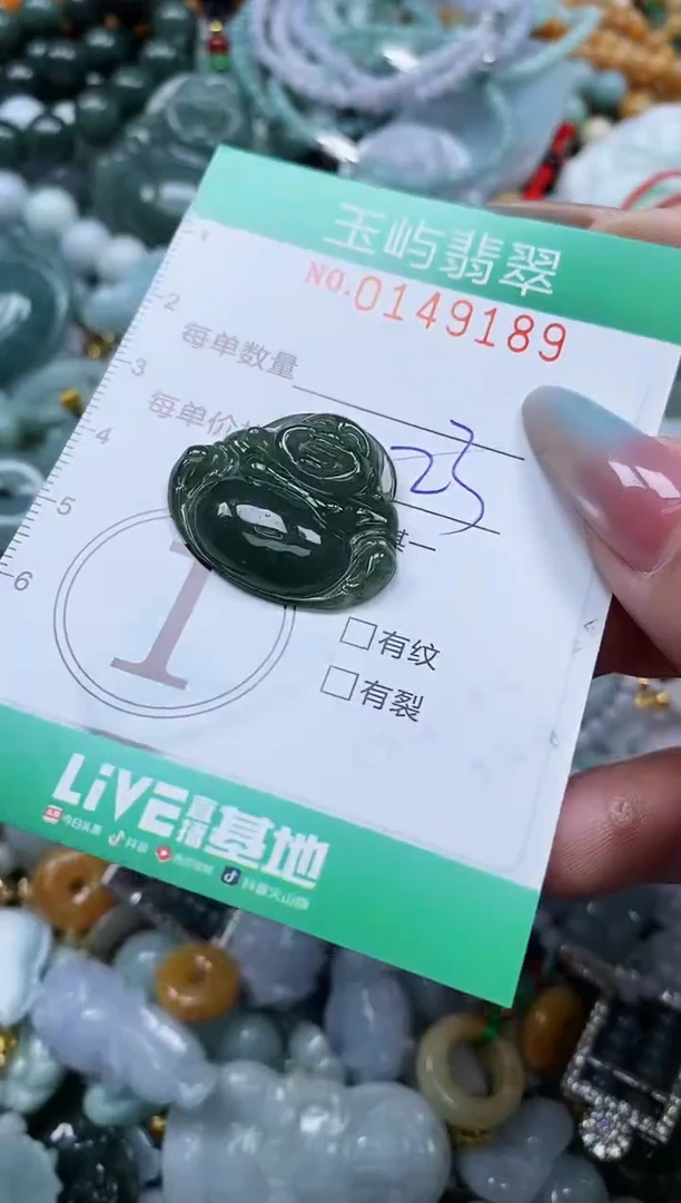 翡翠未镶嵌颈饰闪购0149189多样性发其一