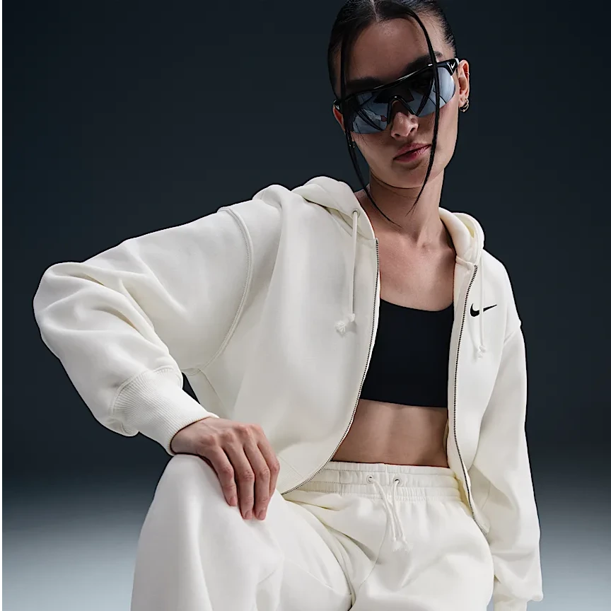 Nike SportswearPhoenix Fleece 全长加绒连帽衫 HJ0941-133