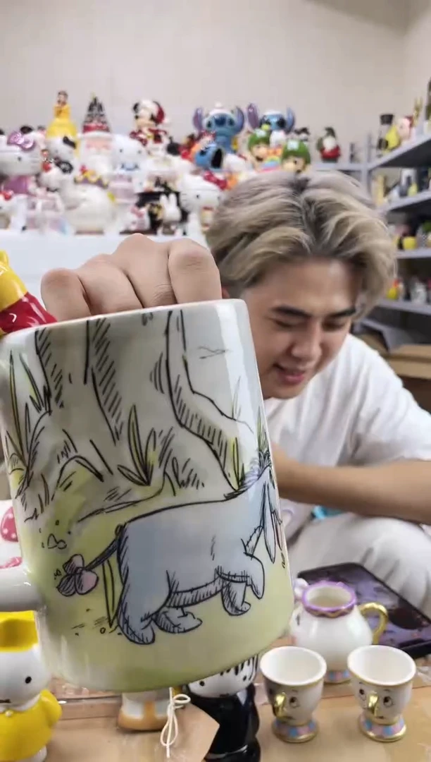 杯满28包邮瑕疵陶瓷不退不换