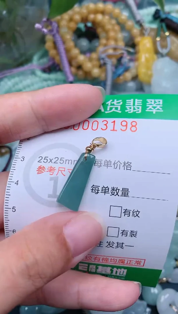 翡翠未镶嵌颈饰.0003198