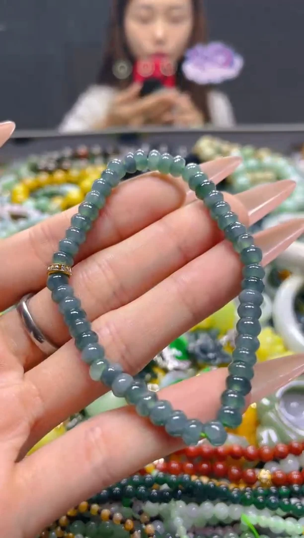 颈饰未镶嵌翡翠5MM