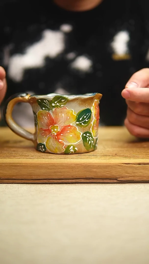 @@陶园瓷舍@@纯手工手绘@高温釉下彩