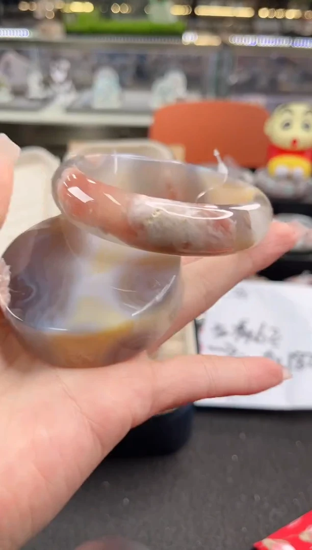 未镶嵌手镯石英质玉59圈口 （赠品镯心）3885034