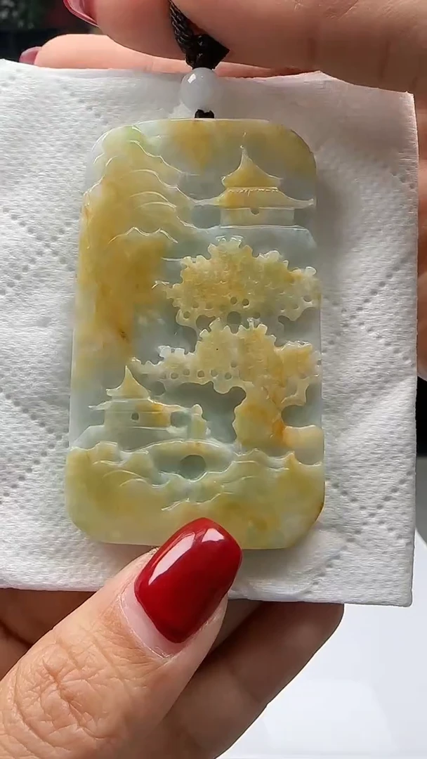 【闪购商品】翡翠颈饰未镶嵌天然翡翠A货吊坠