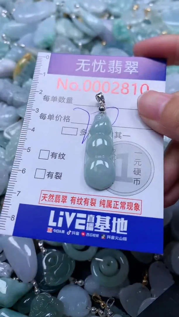 翡翠未镶嵌吊坠(不含链)2910