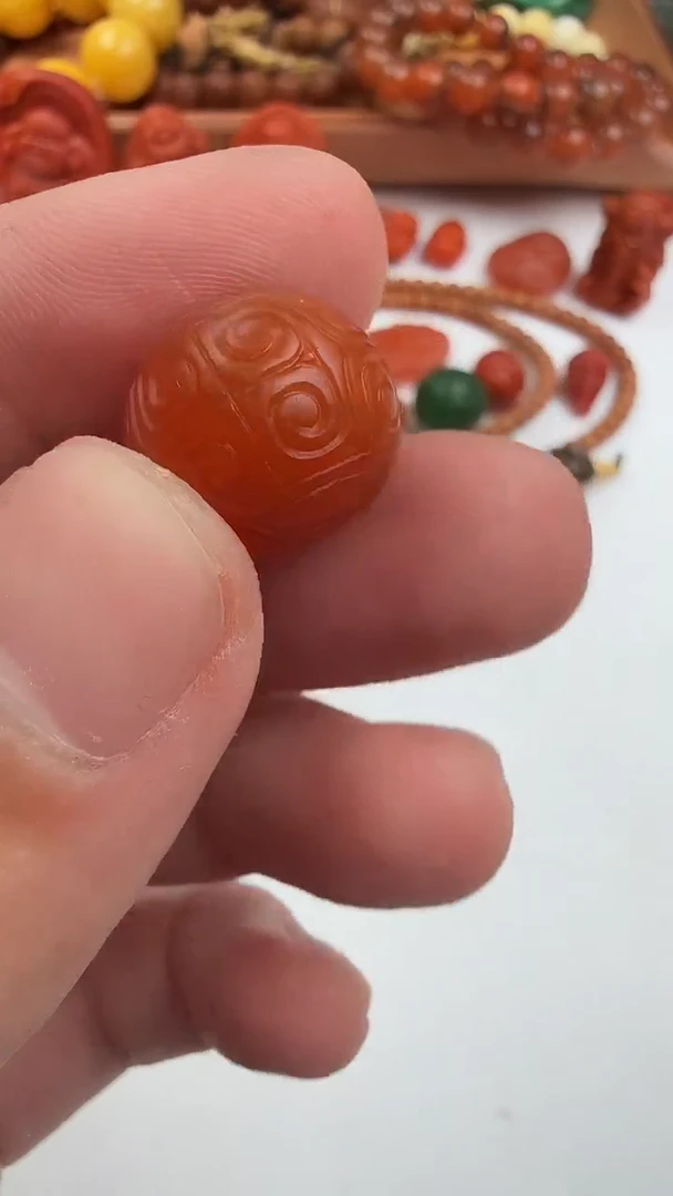 南红玛瑙未镶嵌吊坠(不含链)卡*南红