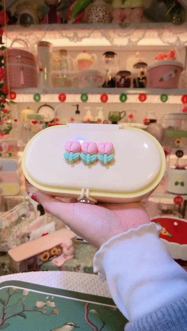 郁金香花针线盒——手工制作品质好！