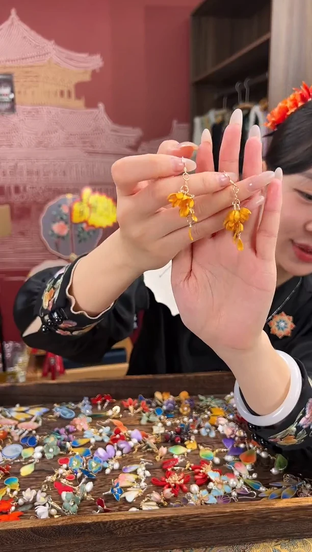 【闪购商品】刺绣苏绣世家非遗手工（耳环）