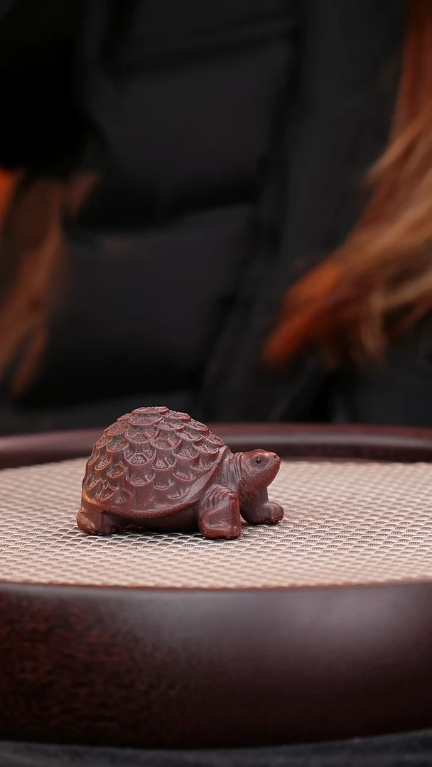 茶壶紫砂宜兴紫砂壶金钱龟