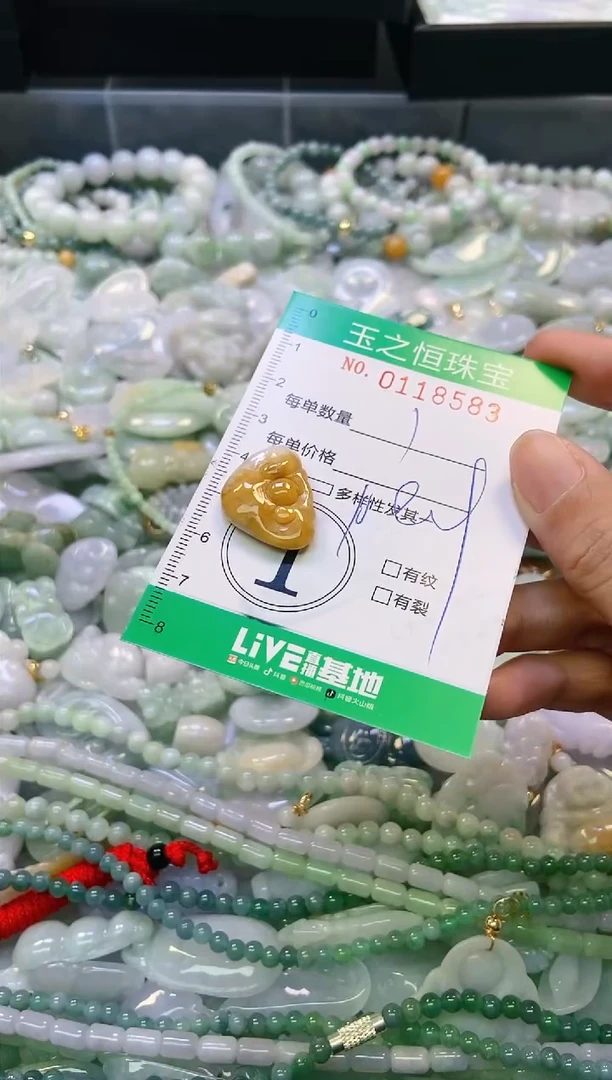 翡翠未镶嵌颈饰闪购0118583