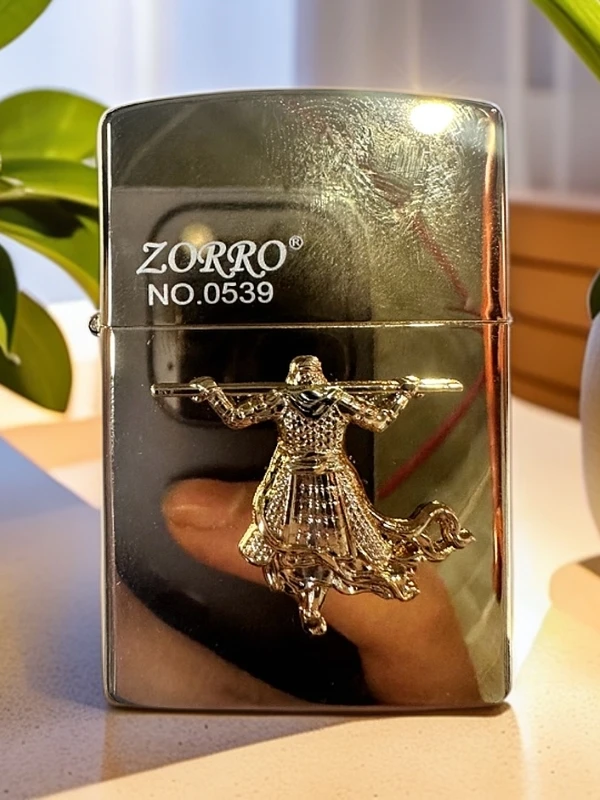 ZORRO【佐罗Z91800A一生所爱贴章金】防风打火机一生所爱——155