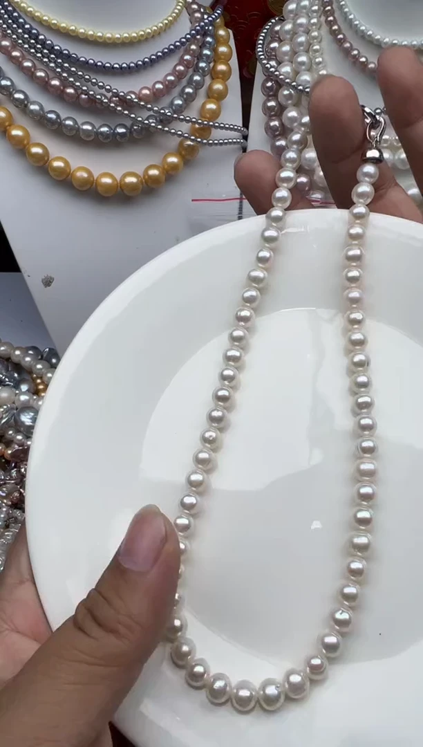 淡水珍珠未镶嵌颈饰1