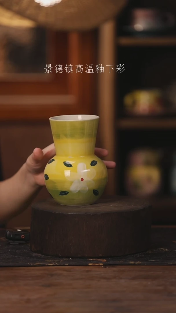 陶瓷景德镇高温釉下手绘陶瓷610