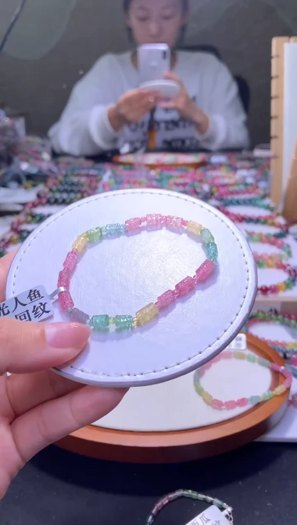 未镶嵌手串碧玺A89【天然碧玺】