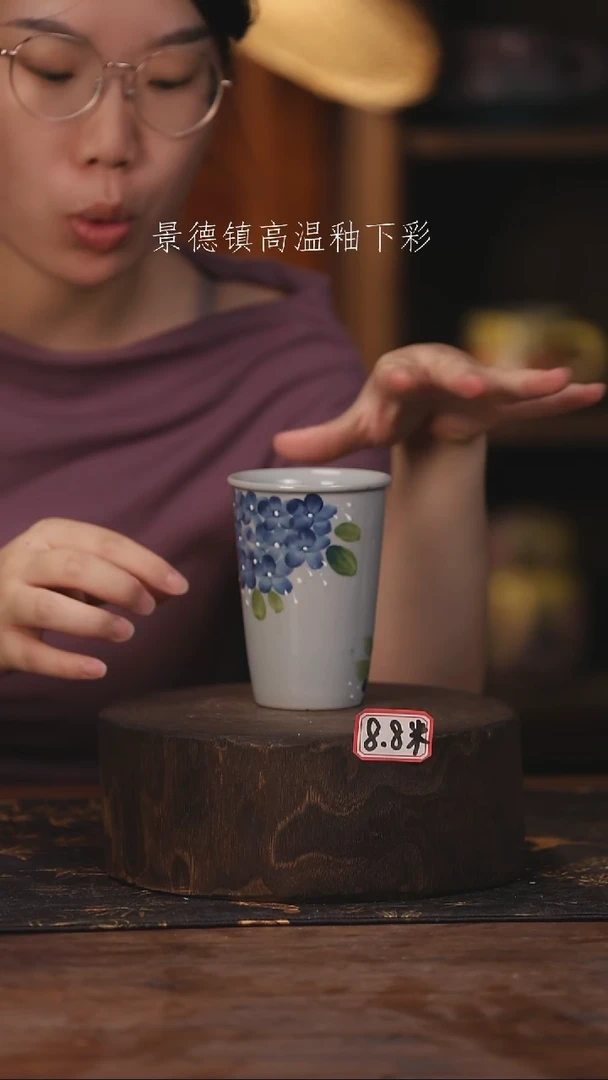 陶瓷景德镇高温釉下手绘陶瓷485