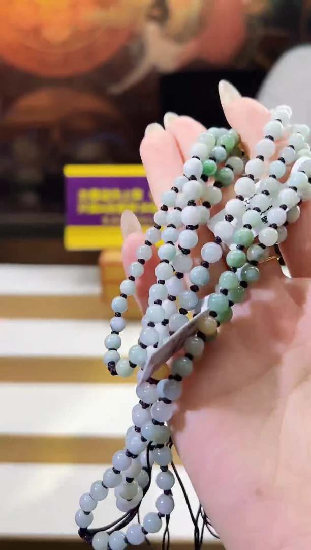 翡翠未镶嵌颈饰多样性发其一项链1