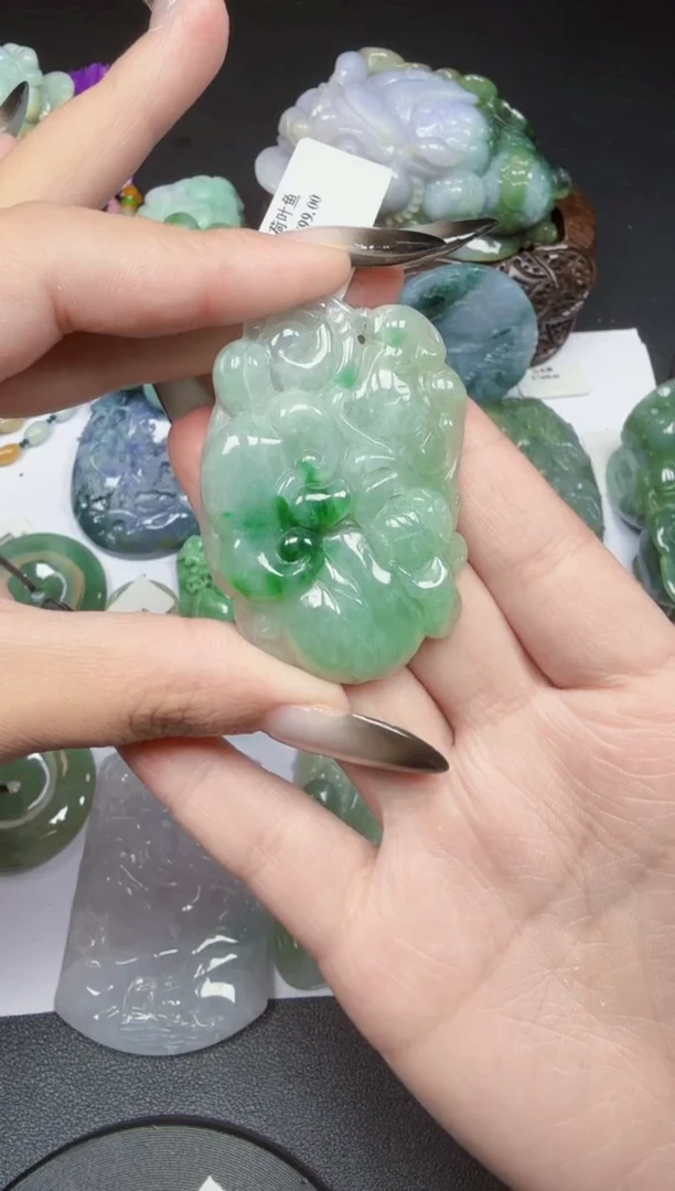 未镶嵌挂件翡翠天然缅甸a货翡翠