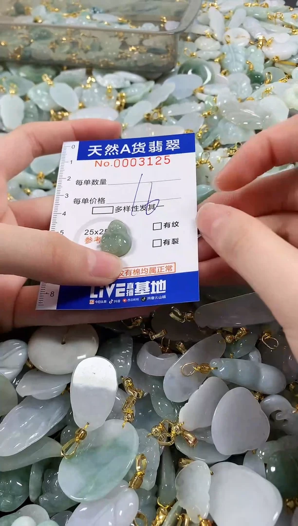 颈饰未镶嵌翡翠天然a货翡翠