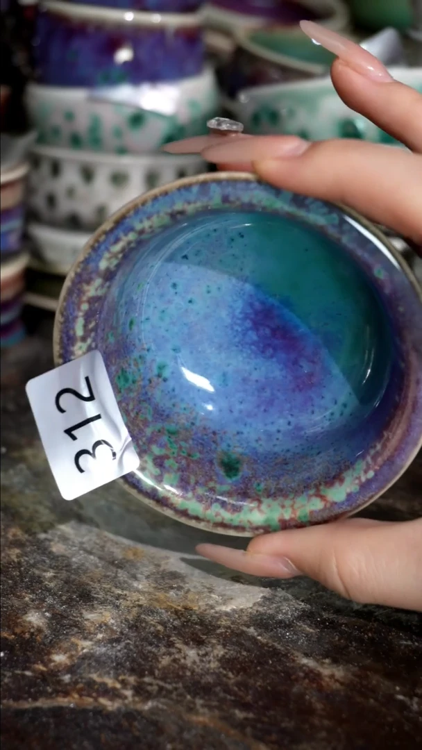 摆件精品窑变钧瓷茶器
