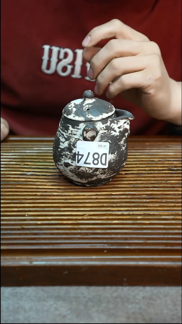 万古烧粗陶手工手做茶具