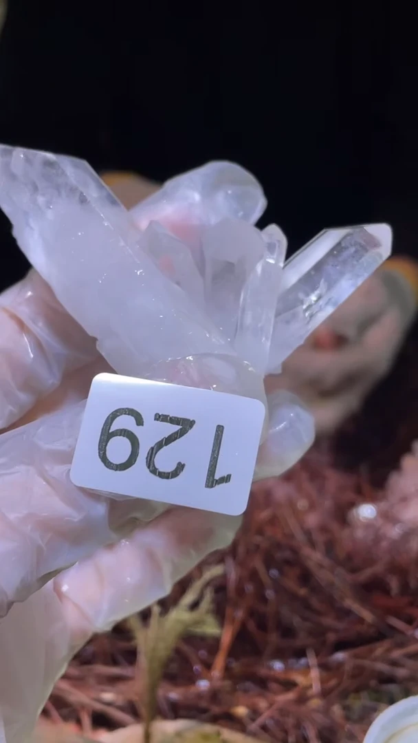 未镶嵌珠宝半成品水晶晶簇-129