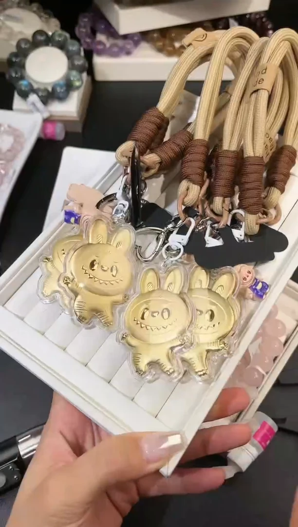 水晶手链未镶嵌多样性发一金布布挂件