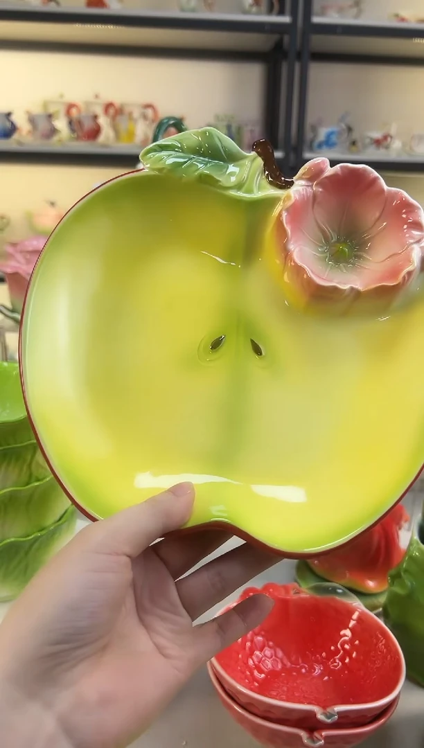 苹果饺子盘，，，，，，