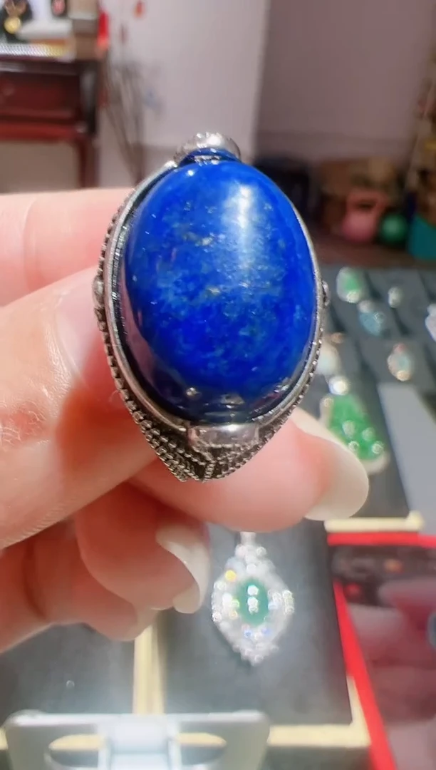 【闪购商品】青金石戒指合金202521913