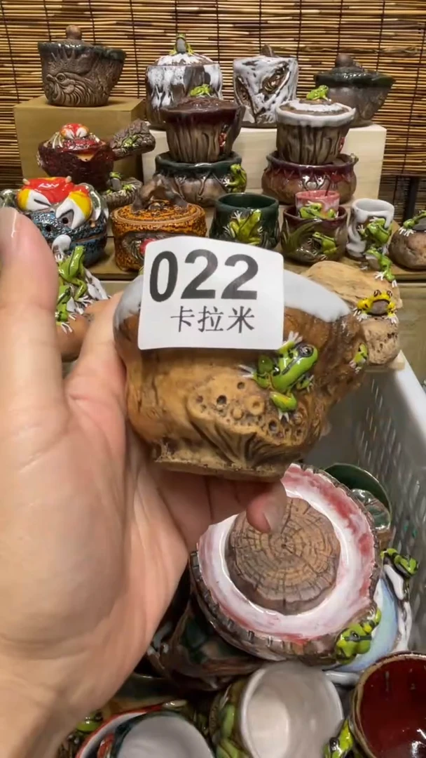用****6022精美粗陶手工柴烧