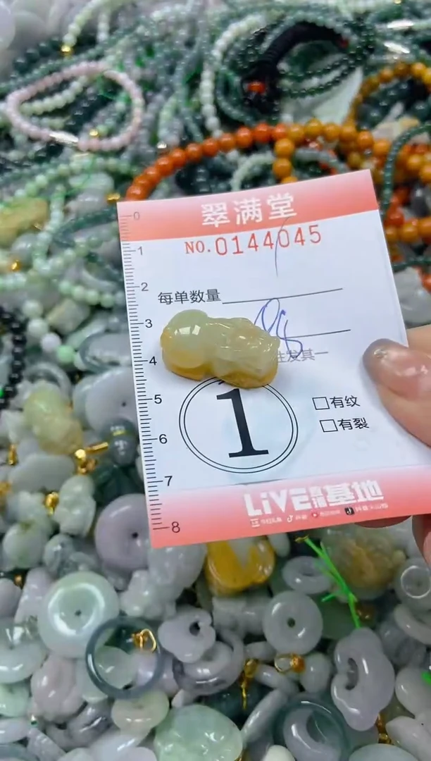 翡翠未镶嵌颈饰闪购0144045