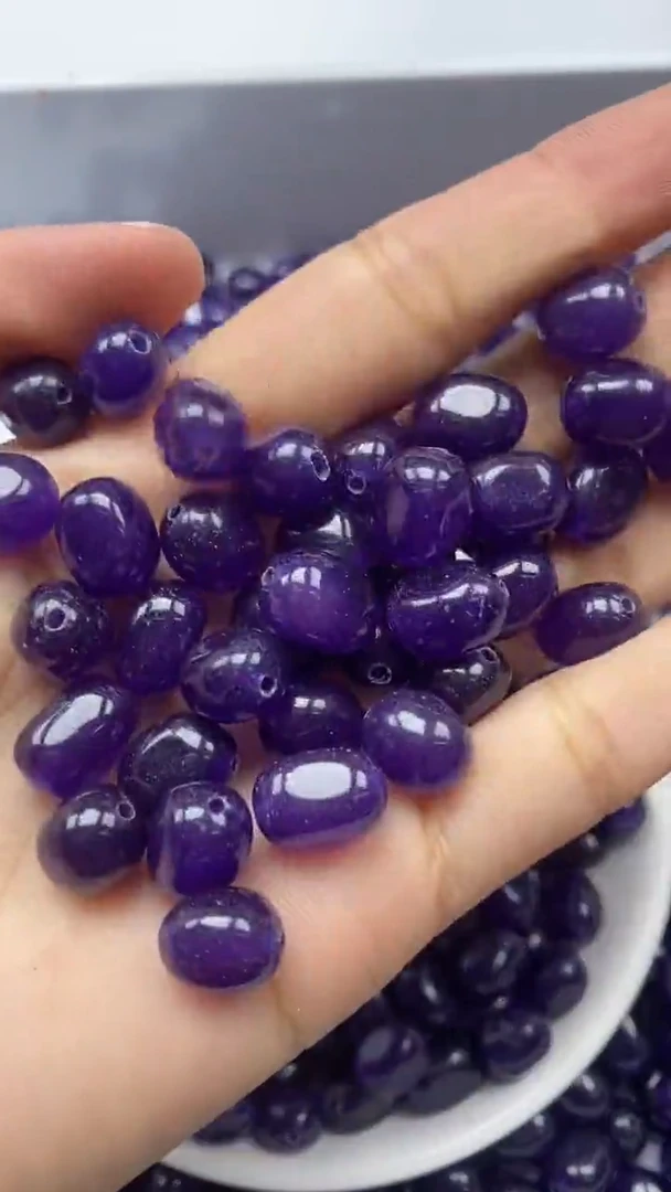 未镶嵌颈饰玛瑙/玉髓W2899-舒*俱来随型10*10颗