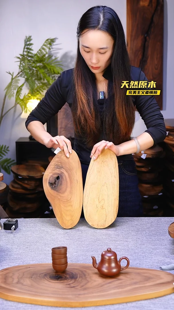 木北美黑胡桃原木.干裂疤结不属于商品质量问题完美主义者慎拍