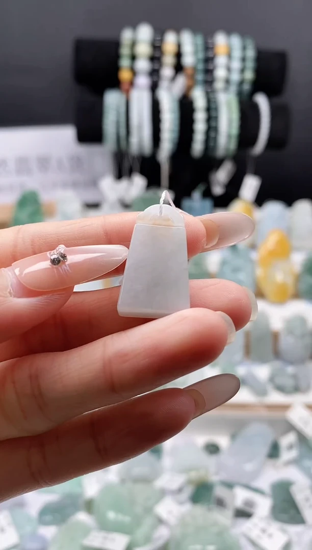 项链未镶嵌翡翠35吊坠