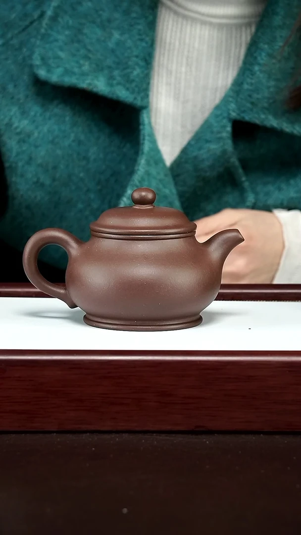 【闪购商品】紫泥茶壶底槽青300毫升