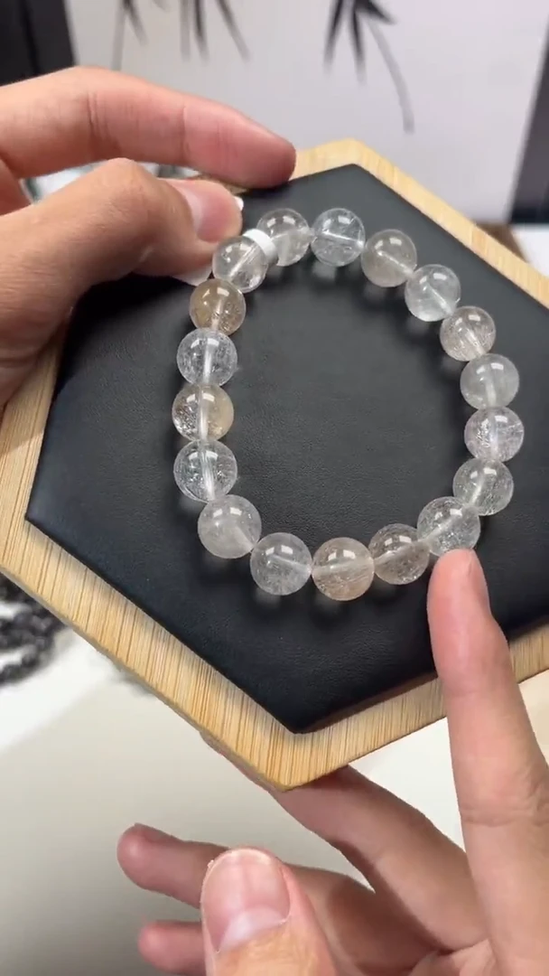 未镶嵌手串水晶SJ-307彩兔毛