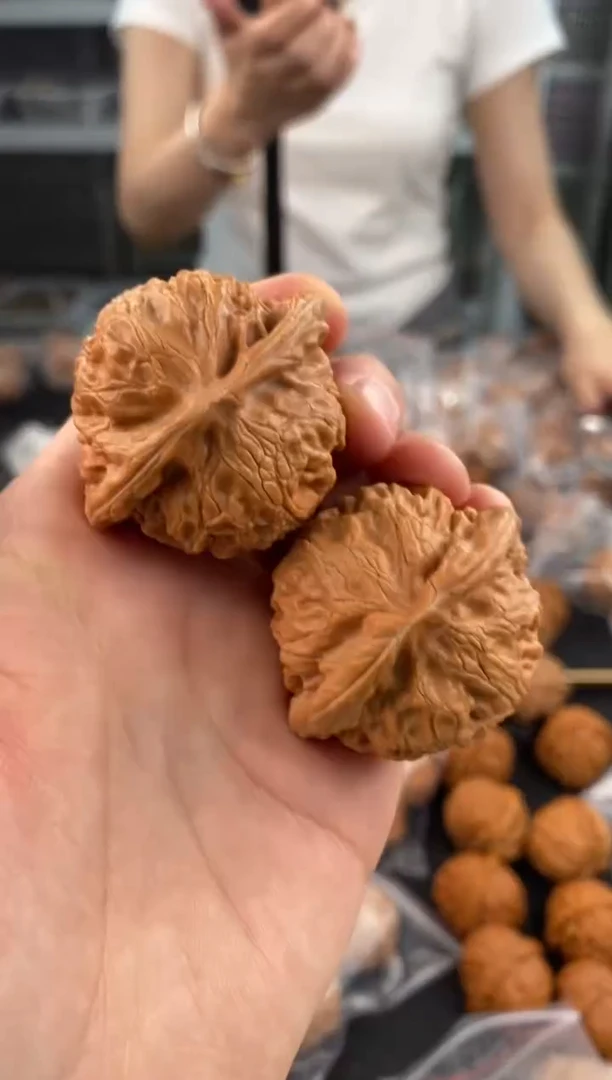 文玩核桃把件宫灯41-s693