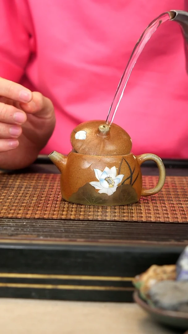 茶壶紫砂20《荷韵秦权》柴烧
