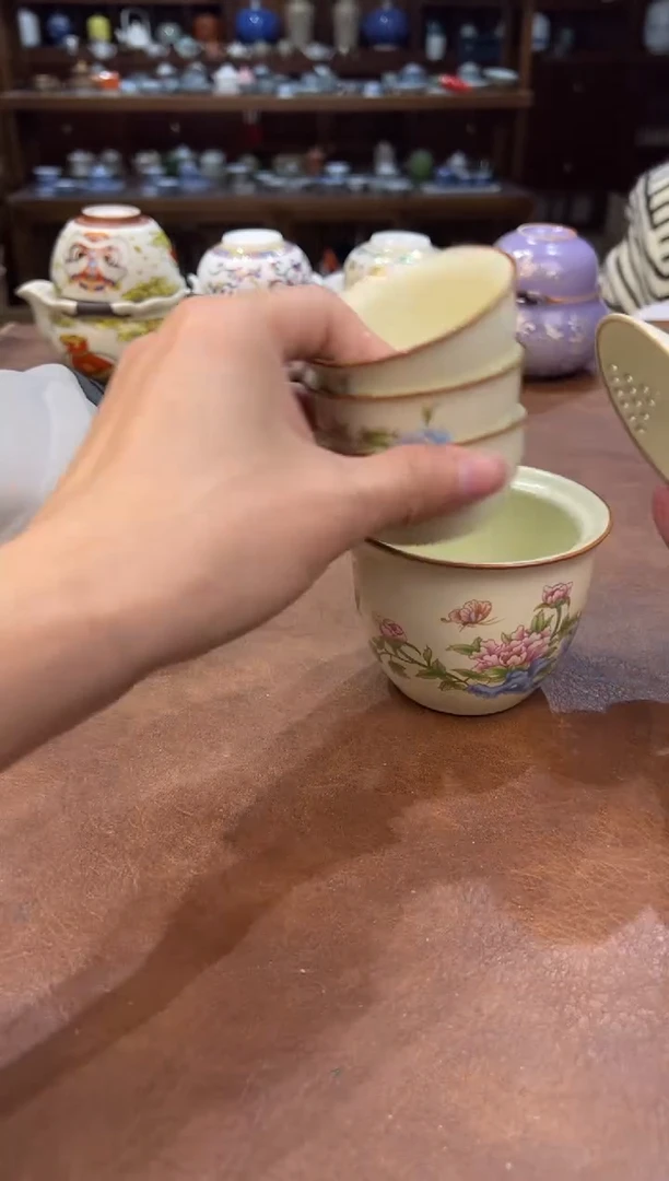 真的很便宜超好看会开片的旅行茶具